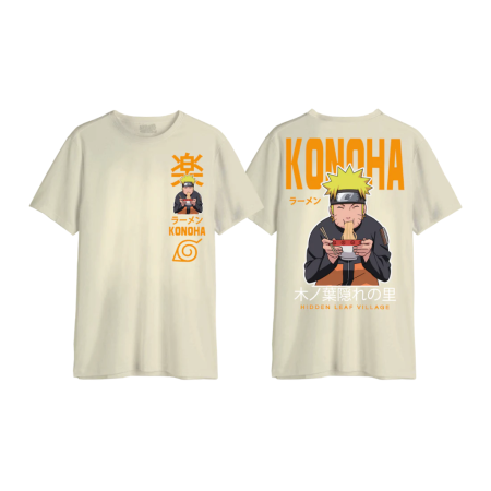 NARUTO SHIPPUDEN - Konoha Ramen - T-Shirt Oversize Homme (XS)FIGMENASHITS043_1.png