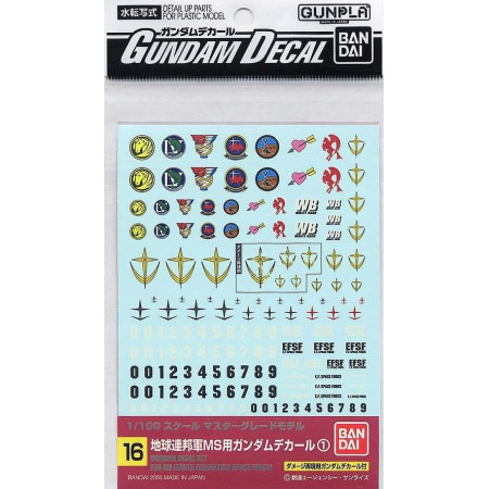 GUNDAM - Gundam Decal 16 MG Multiuse Federation - Model KitFIGMK57488_1.jpg