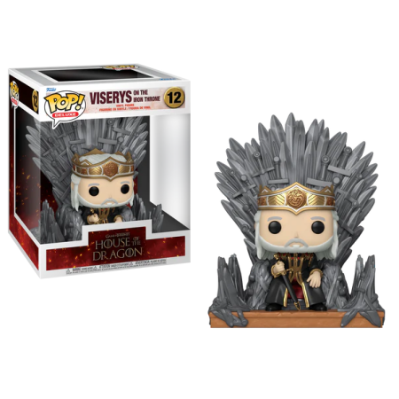 HOUSE OF THE DRAGONS - POP Deluxe NÂ° 12 - Viserys sur le Throne de FerFIGFUN76470_1.png
