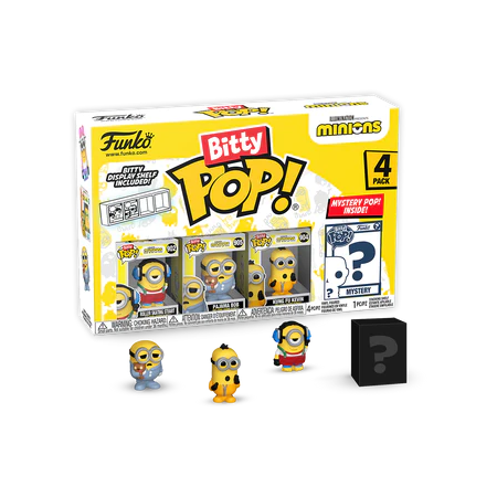 MINIONS - Bitty Pop 4 Pack 2.5cm - Roller Skating StuartFIGFUN73037_1.png