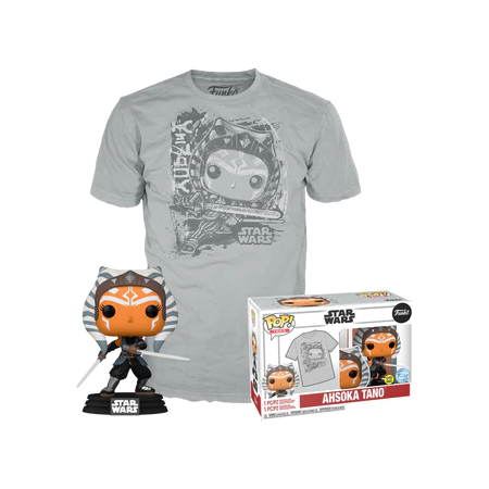THE MANDALORIAN - Booble Head POP NÂ° 464 - Ahsoka (GW) +T-shirt (L)FIGUT74499_1.png