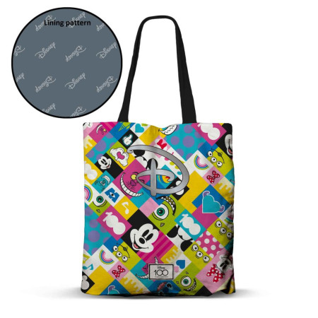 DISNEY 100 Ans - Collage - Tote Bag Premium '40x33x1cm'FIGTOTEDISNEY100-1_1.jpg