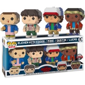 STRANGER THINGS - POP 8 Bit - 4 Pack Onze/ Mike/ Dustin/ LucasFIGFUN63729_1.png