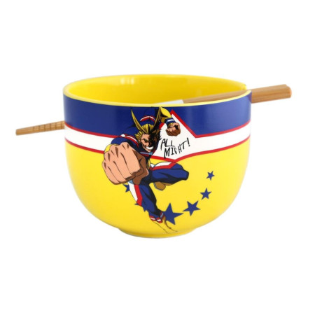 MY HERO ACADEMIA - Bol à  Ramen avec Baguette 414ml - All MightFIGMHABWL31014_1.jpg