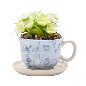 ALICE AUX PAYS DES MERVEILLES - Tasse Décorative + Fausse PlanteFIGDI2240_1.jpg