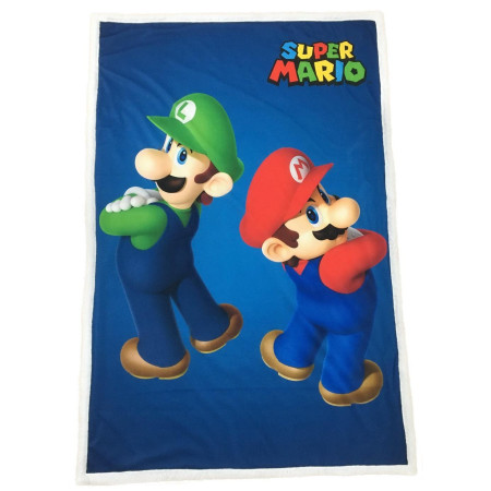 SUPER MARIO - Mario & Luigi - Plaid Premium '100X150cm'FIGNO489_1.jpg