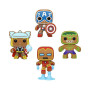 MARVEL - Holiday Gingerbread - 4 Pack Funko Pop GITD SPECIAL EDITIONFIGFUN66845_2.jpg