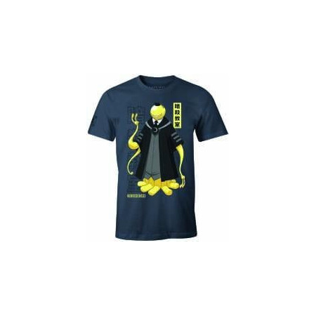 ASSASSINATION CLASSROOM - Koro Navy Blue - T-shirt homme (M)FIGMEASSASTS017_1.jpg