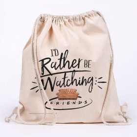 FRIENDS - Rather Be Watching - Sac en toile 100% coton 42x37cmFIGEBA0005_1.jpg