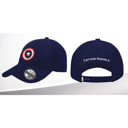 CAPTAIN AMERICA - Logo - Casquette de Baseball "Honey Comb"FIGACMARCOBC021_1.png