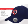 CAPTAIN AMERICA - Logo - Casquette de Baseball "Honey Comb"FIGACMARCOBC021_2.png