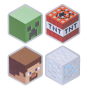 MINECRAFT - Set de 4 Sous-Verre en MétalFIGPP13600MCF_3.png