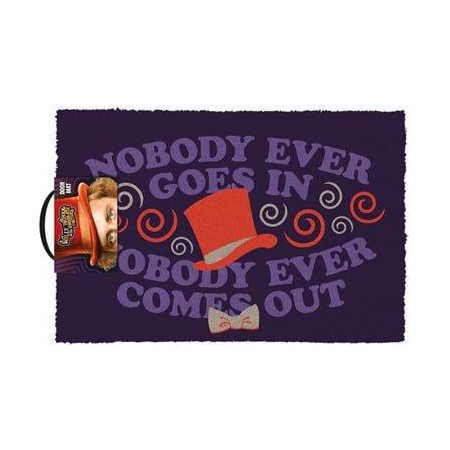 WILLY WONKA - Paillasson 40X60 - Nobody ever goes in Nobody ever ...FIGGP85969_1.jpg