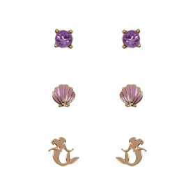 LA PETITE SIRENE - 3 Paires de Clous d'OreillesFIGSH00702YRVLPA_1.jpg