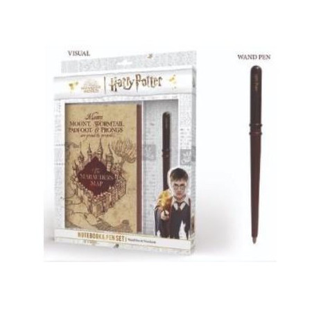 HARRY POTTER - Notebook A5 Premium - Marauder Map + Wand Pen SetFIGSR74636_1.jpg