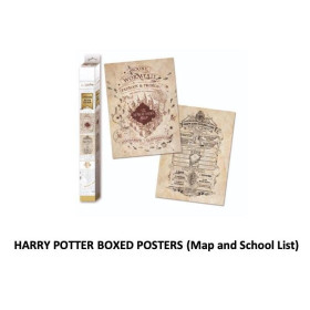 HARRY POTTER - Map & School List - Set 2 Posters 52 x 38cmFIGPPB35442_1.jpg