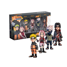 NARUTO SHIPPUDEN - Naruto, Kakashi, Itachi, .. - Pack 4 Fig. Minix 7cmFIGMX7PCKNARU_1.jpg
