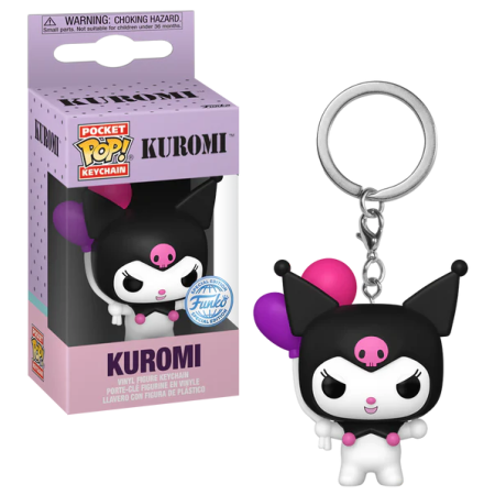 HELLO KITTY - Pocket Pop Keychains - Kuromi (avec Ballon)FIGFUN77394_1.png