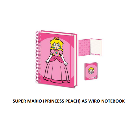 SUPER MARIO - Princesse Peach - Carnet de notes A5FIGSR74586_1.png