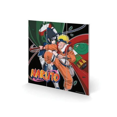 NARUTO - Training to Surpass the Other - Impression sur bois 30X30cmFIGSQ14069P_1.jpeg