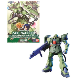 GUNDAM - 1/100 Zaku Warrior + Blaze Wizard & Gunner Wizard - Model KitFIGMK66153_1.png