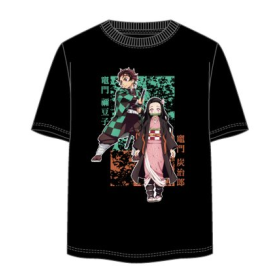 DEMON SLAYER - Tanjiro & Nezuko - T-Shirt Unisex Noir (XL)FIGEX3531_1.png