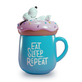 SNOOPY - Eat-Sleep-Repeat - Mug 3D + Couvercle - 500 ml SNOOPY - Eat-Sleep-Repeat - Mug 3D + Couvercle - 500 mlFIGTAZ3D007_1.jpg